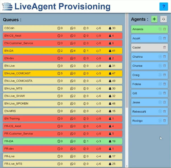 Fifth screenshot of LiveAgent app